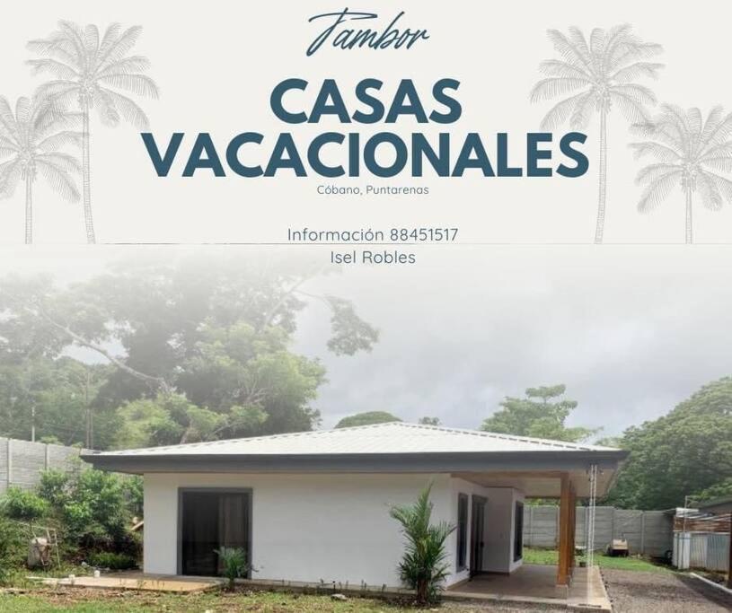 푼타레나스 Casa Vacacional En Playa Tambor 빌라 외부 사진